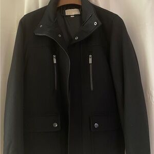 Michael Kors Black Military Field Jacket